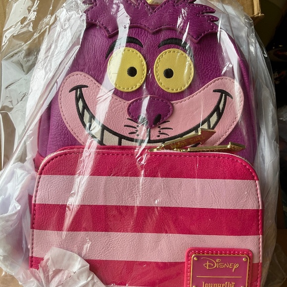 Disney Alice in wonderland Cheshire Cat loungefly - Picture 1 of 3